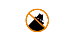 neighborhood watch logo. no burglars allowed here.