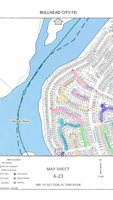 Map of Riviera Peninsula focusing on Colorado Blvd near Riverwood Ln