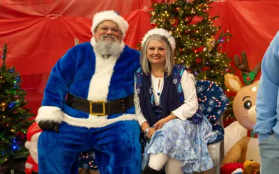 santa and Mrs. claus