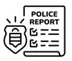 graphic image of a police report