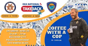 event graphic for coffee with a cop on april 25