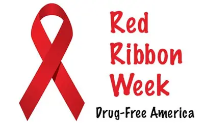 Red ribbon week logo