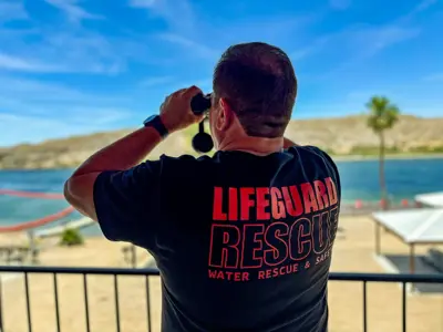 lifeguard on patrol