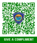QR code for submitting a compliment to the police dept